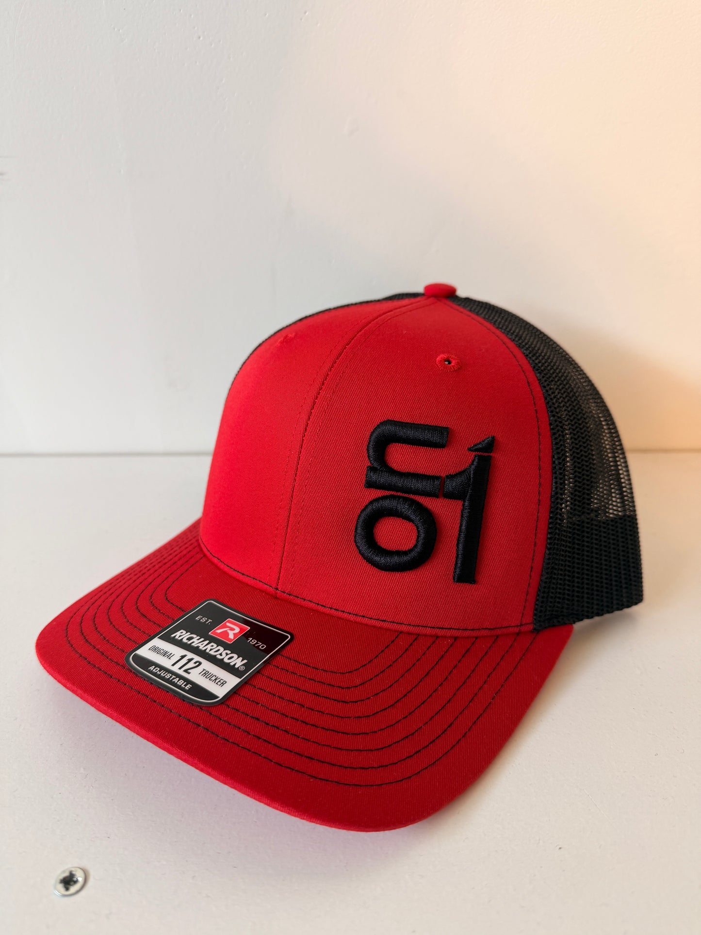 112 RED/BLACK W/BLACK ON1 LOGO