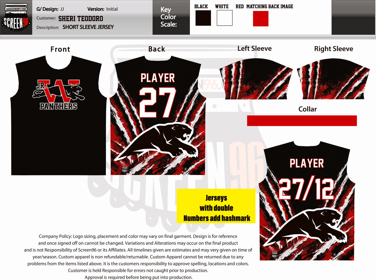 Jr. Panthers Jersey
