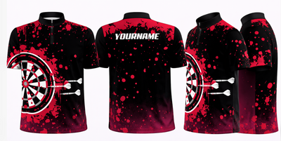 Black and Red Dart Splatter