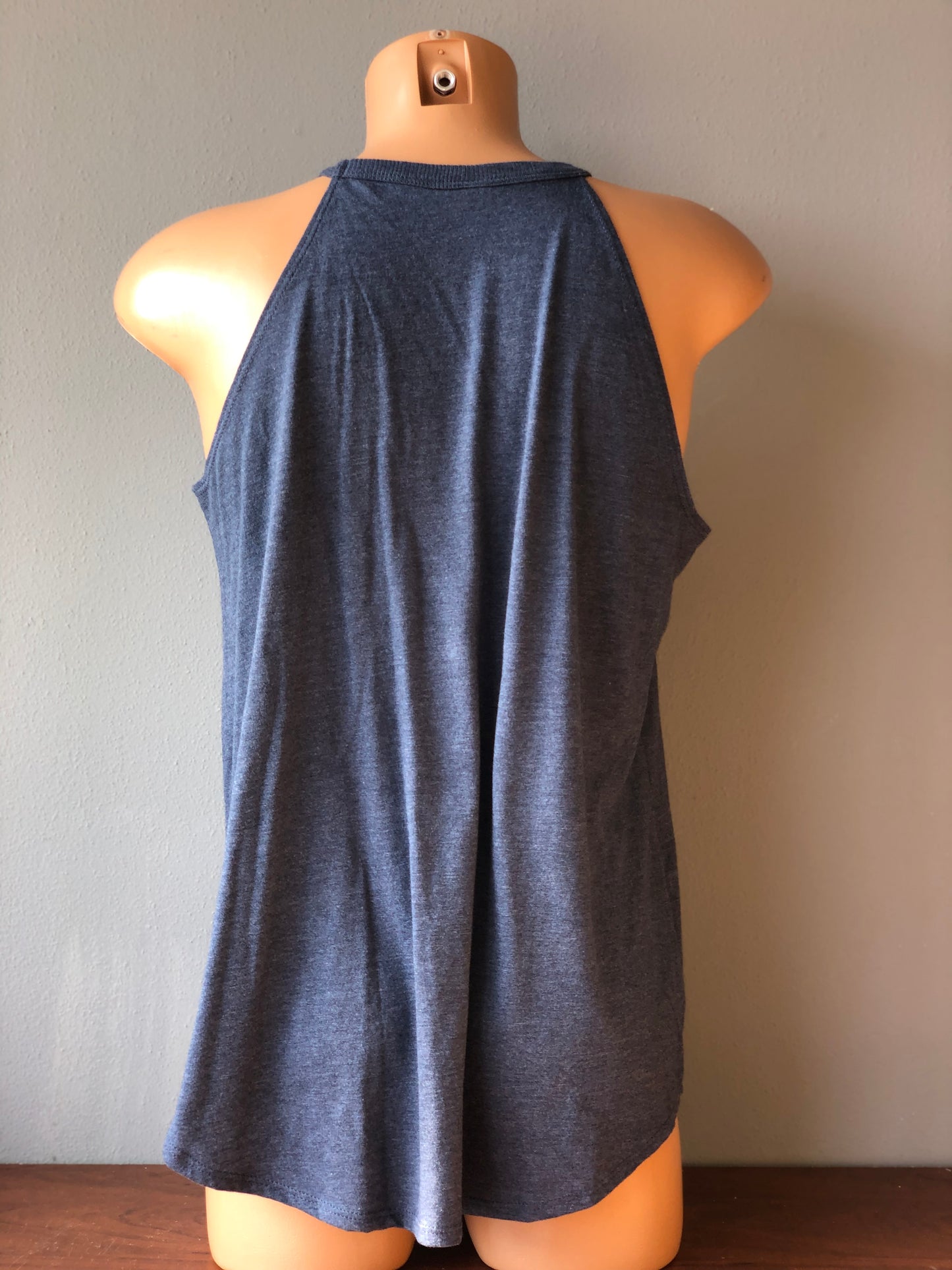 Navy Tank w/ White Text