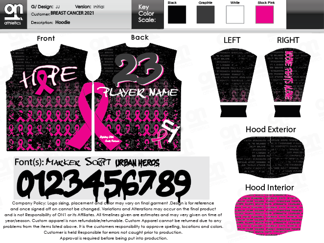 2021 Breast Cancer Hoodie