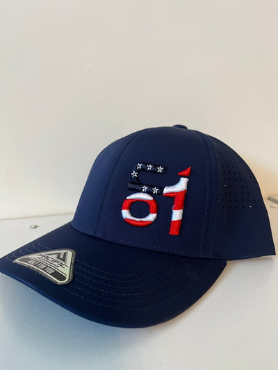 P413-All Navy w/ American Flag ON1 Logo