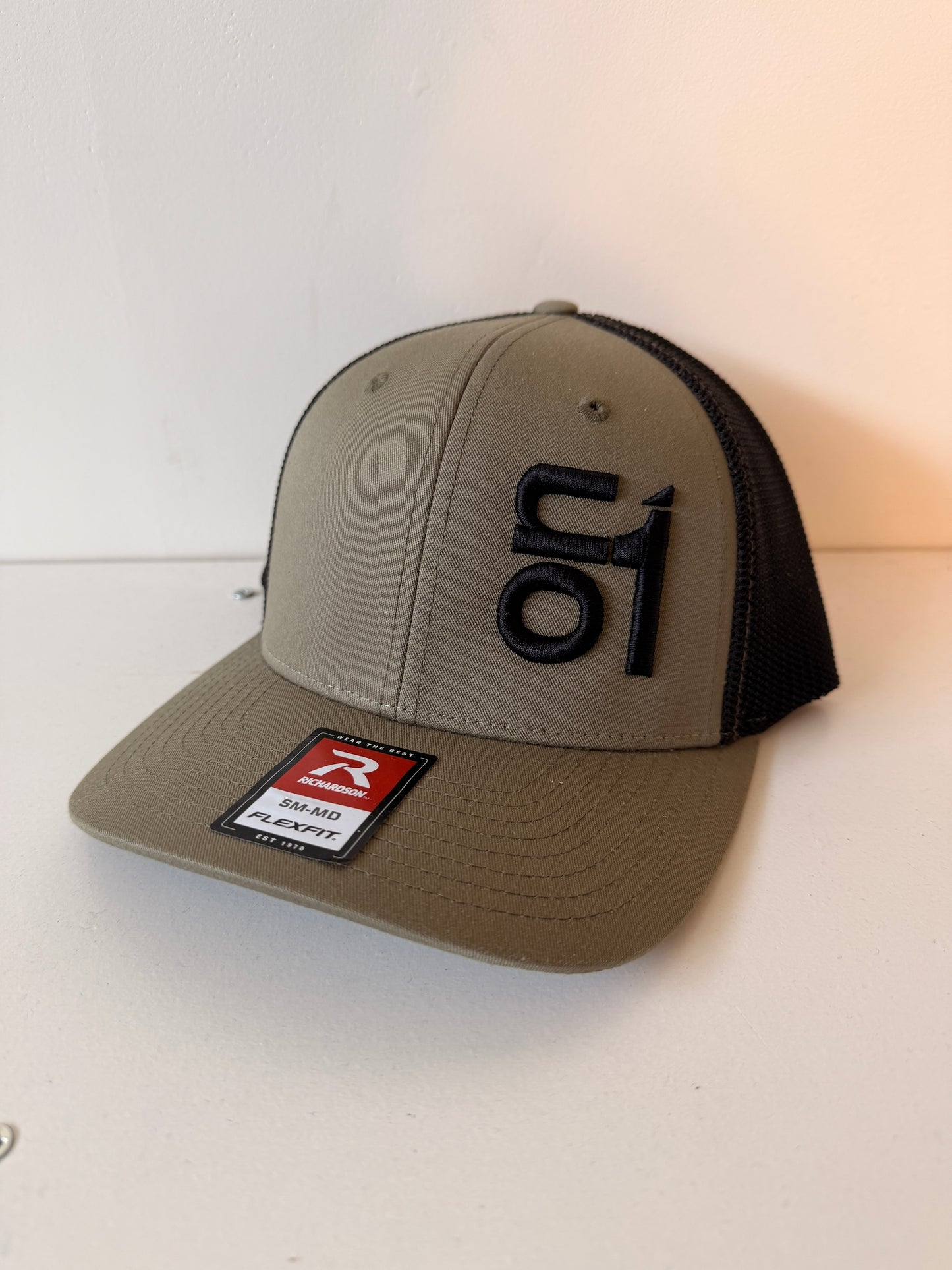 RICHARDSON 110 OLIVE GREEN w/ BLACK ON1 Logo