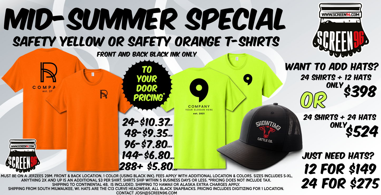 Mid Summer Screen Print Special