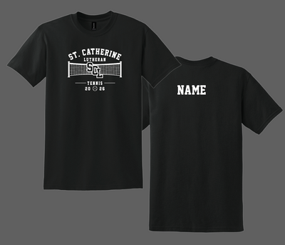SCL- St.Cathrine Full Logo: Black Shirt