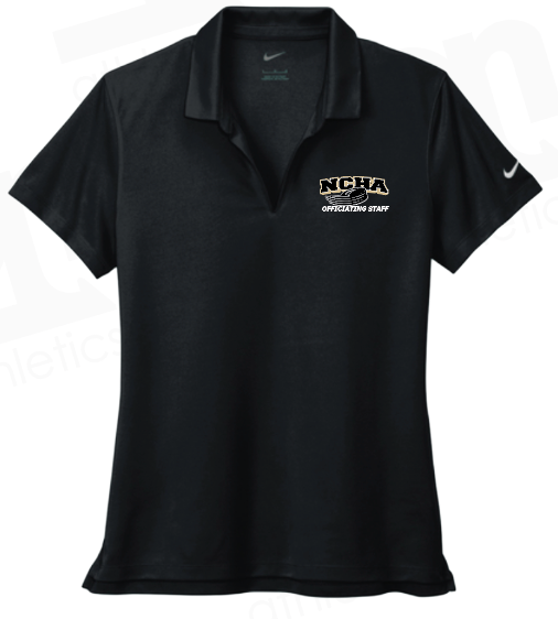 NCHA Black Womens Polo