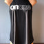 Black Tank w/ White Text