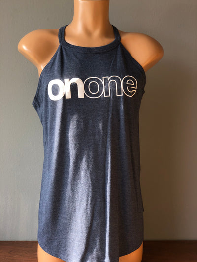 Navy Tank w/ White Text