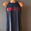 Navy Tank w/ Red Text