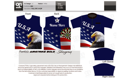 USA 1/4 Zip