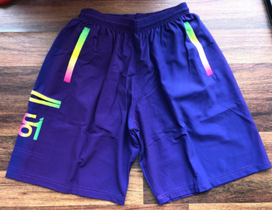 Purple 90s Full Dye Shorts