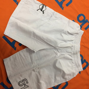 White 4 Way Stretch Shorts